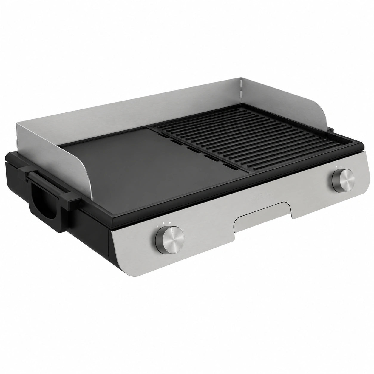 Griglia Elettrica Cecotec PerfectRoast 3000 Inox, 3000W, Superficie Mista, Antiaderente, Termostato Regolabile
