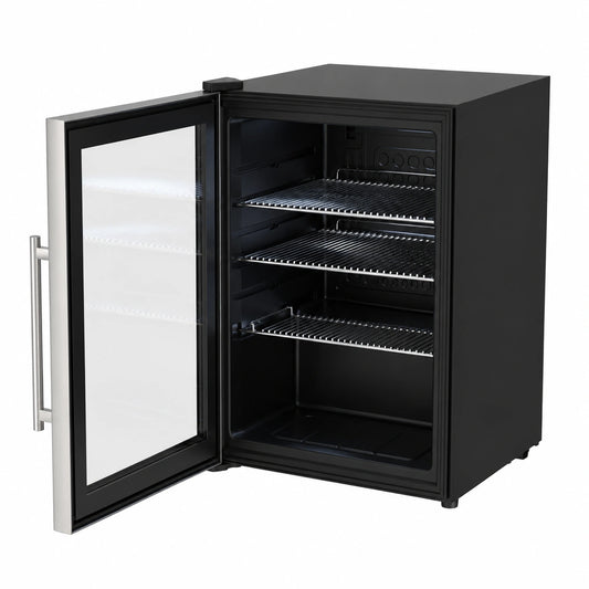 Cozze® Frigorifero da Esterno in Acciaio Inox 60L, Mini Frigo per Bevande da Giardino
