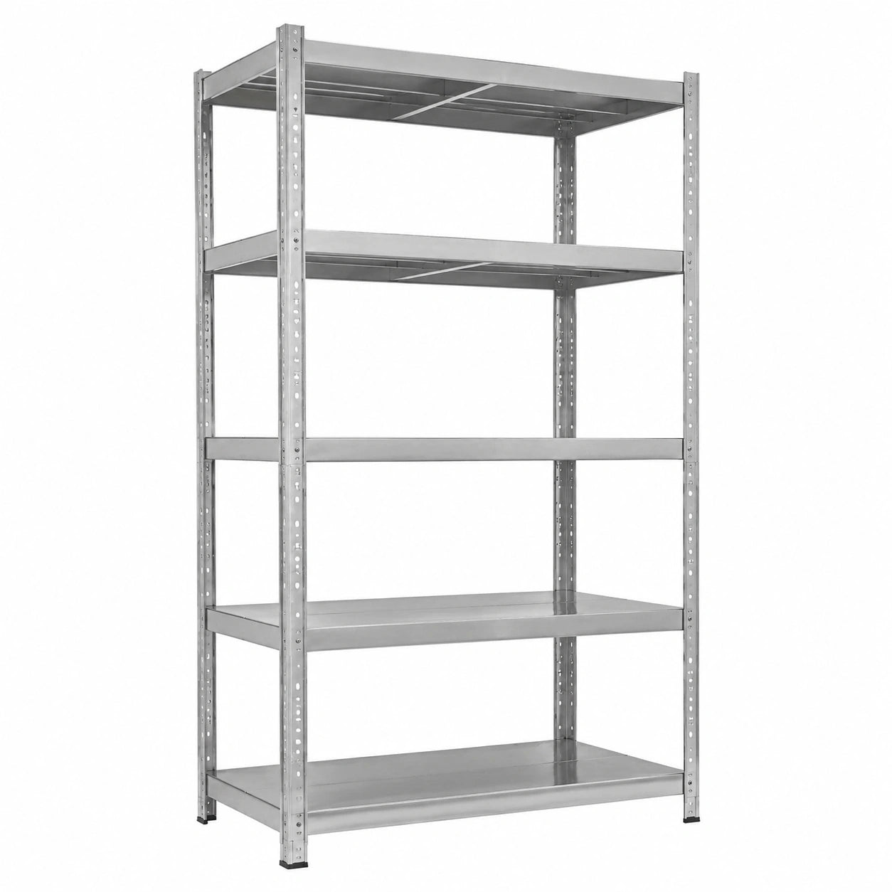 Scaffale Grima in Metallo Zincato 5 Ripiani Regolabili 120x40x195 cm