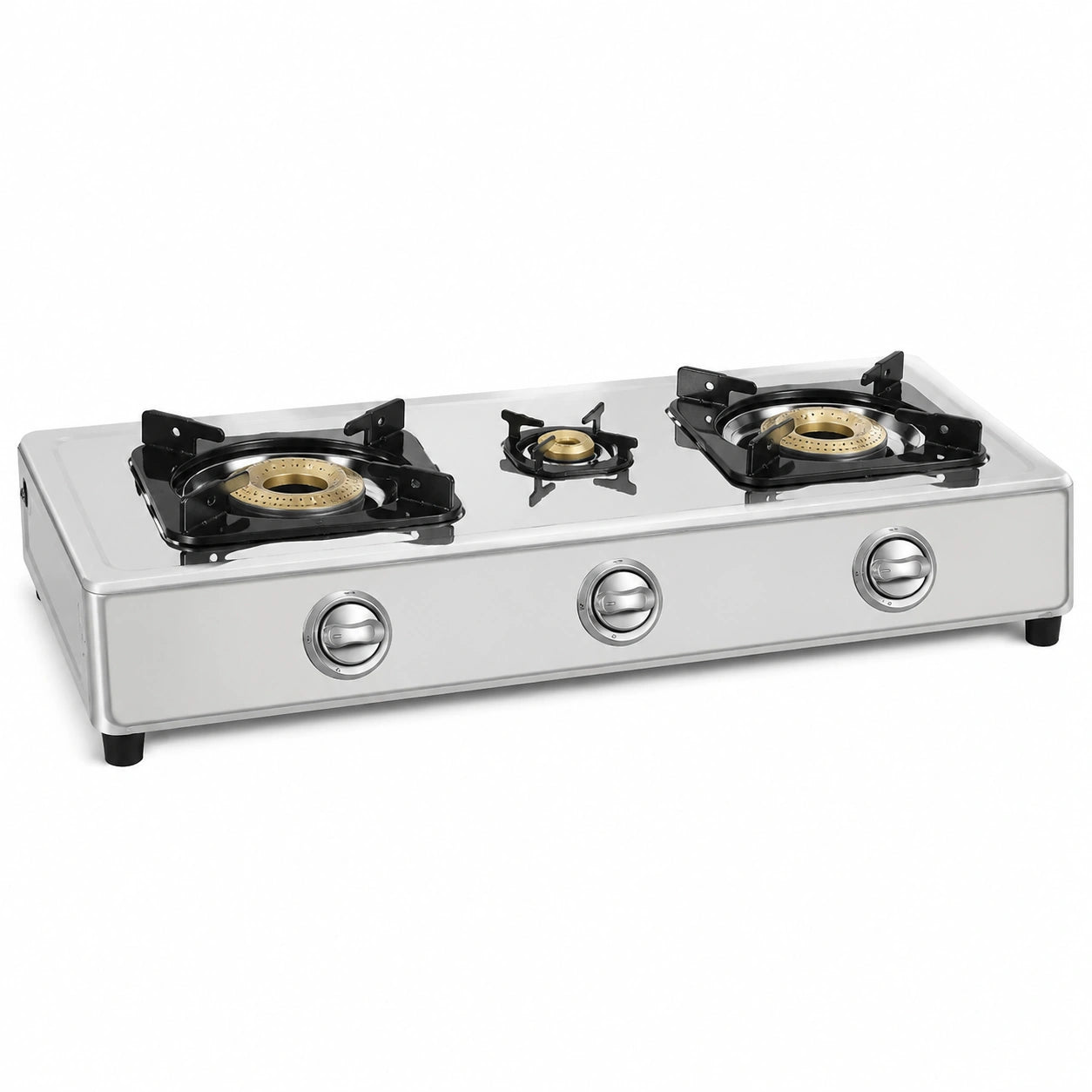 Fornello a Gas Portatile NJ NGB-300 con 3 Bruciatori - Ideale per Campeggio e Esterni