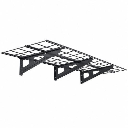 Mensole da Parete per Garage VEVOR, Set di 2, 122x61 cm, Capacità 113,4 kg, Portaoggetti Sospesi